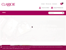 Tablet Screenshot of clairjoie.com